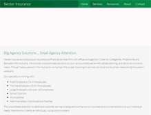 Tablet Screenshot of nesterinsurance.com